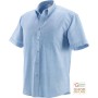 CAMICIA 70% COTONE 30% POLIESTERE GR 140 MQ MANICA CORTA COLORE