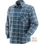 CAMICIA FLANELLA SCOZZESE MANICA LUNGA TG M L XL XXL