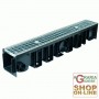 CANALETTA CON GRIGLIA ZINCATA B125 100X12X17H ALFA 100/120