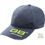 CAPPELLINO 100% COTONE CON VISIERA LOGO GB COLORE GRIGIO