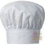 CAPPELLO DA CUOCO 100% COTONE CONF 10 PEZZI COLORE BIANCO TG