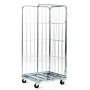 CĂRUCIOR CU 3 LATURI CONTAINER ROLA GALVANIZAT CM. 80x71x180h