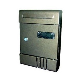 CASSETTA DELLA POSTA IN ACCIAIO CONDOMINIO OLIVA mm. 205 x 65 x