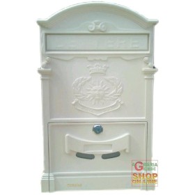 CASSETTA POSTALE ROYAL BIANCA IN ALLUMINO MODELLO RESIDENZIALE