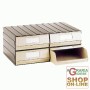 CASSETTIERA PER UFFICIO PVC 4 CASSETTI