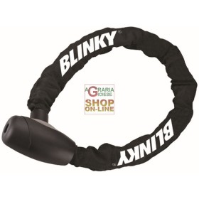 CATENA BLINKY ANTIFURT CU CHEIE DE BLOCARE MM. 10x900 PENTRU BICMOTOCICLETE SCUTERE CATENA BLINKY ANTIFURT CU CHEIE DE BLOCARE MM. 10x900 PENTRU