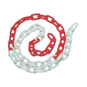 CATENA ÎN PLASTIC ROȘU ALB GR. 6 MT. 25
