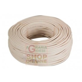 CAVO ELET bipolarăTRICO SEZ. 2 X 0,75 ALB