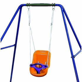 LEAGĂN PENTRU COPII DIN OȚEL VOPSIT CU SCAUN INTEGRAL CM. 95x103x113h BS-03 LEAGĂN PENTRU COPII DIN OȚEL VOPSIT CU SCAUN INTEGRAL CM.
