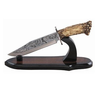 COLLECTOR'S KNIFE L fixedAMA MANICO FAKE HORN KBL 29695