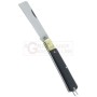 COLTELLO MOZZETTA MANICO FINTO CORNO LAMA INOX CM. 17