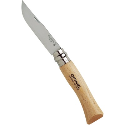 OPINEL KNIFE LAMA din otel inoxidabil MANICO IN FAGGIO N. 7