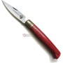 COLTELLO SCOFT BOTZ LA PARANZA MANICO IN LEGNO DI ROSA ROSSO