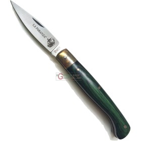 COLTELLO SCOFT BOTZ LA PARANZA MANICO IN LEGNO DI ROSA VERDE