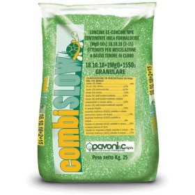 CUCIMȘI PAVONI GRANULARE MINERALE COMBISLOW NPK 18.14.18 2 kg.