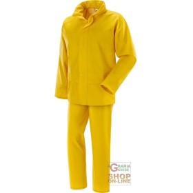 COMPLETO IN POLIURETANO PVC 300 GR MQ COLORE GIALLO TG M XXL