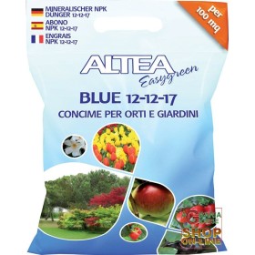 ALTEA BLUE 12-12-17 CONCIME GRANULARE BILANCIATO PER ORTI E GIARDINI KG. 4 ALTEA BLUE 12-12-17 CONCIME GRANULARE BILANCIATO PER ORTI E