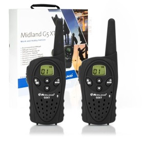 PERECHEA 2 MIDLAND BIBANDA TRANSCEIVER PMR446/LPD G5 XT NEGRU