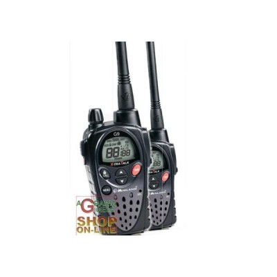 PERECHEA 2 MIDLAND TRANSCEIVER BIBANDA PMR446/LPD G9 BLACK