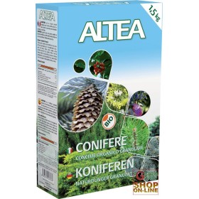 ALTEA CONIFERE CONCIME ORGANICO GRANULARE A LENTA CESSIONE Kg 1,5 ALTEA CONIFERE CONCIME ORGANICO GRANULARE A LENTA CESSIONE Kg