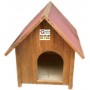 CUCCIA PER CANE ALAMO IN LEGNO VERNICIATA CM. 81X103X103H