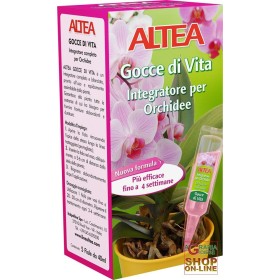 ALTEA GOCCE DI VITA ORCHIDEE INTEGRATORE COMPLETO PRONTO ALL USO PER TUTTI I TIPI DI ORCHIDEE 40 ml ALTEA GOCCE DI VITA ORCHIDEE INTEGRATORE COMPLETO PRONTO ALL