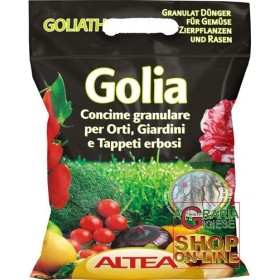 ALTEA GOLIA NUTRIMENTO A CESSIONE GRADUALE PER PIANTE ORNAMENTALI ORTAGGI FRUTTA E TAPPETI ERBOSE 5 Kg ALTEA GOLIA NUTRIMENTO A CESSIONE GRADUALE PER PIANTE
