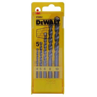 DEWALT SET 5 PUNTE PER MURO MOD. DT6952