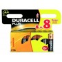 DURACELL PILE STILO 8+8 MN PLUS 16 BATTERIE