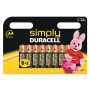 DURACELL PUR ȘI SIMPLU ALCALIN STYLUS 8 BUC. MN150