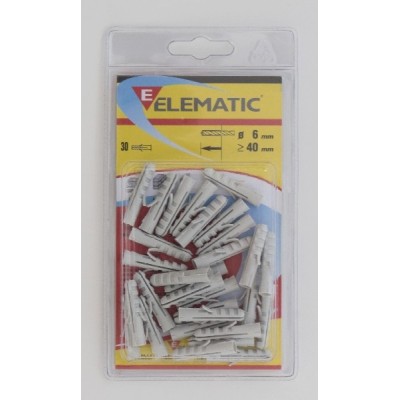 ELEMATIC BLISTER TASSELLI E 6 PZ. 30