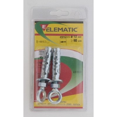 ELEMATIC BLISTER TASSELLI LE/O8 PZ. 2