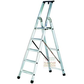 ALUMINIU FACAL SCALA QUADRA SEZ. 24X50 GRADINI 8