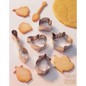 FACKELMANN FORMINE TAGLIABISCOTTI IN ACCIAIO, FORME ASSORTITE 5