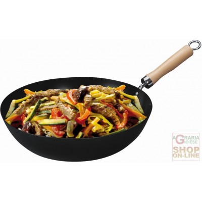 FACKELMANN PADELLA CINESE ANTIADERENTE Ø 24 CM. WOK ART. 30119