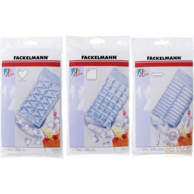 FACKELMANN SACCHETTI FORMAGHIACCIO 24 PZ. FORME ASSORTITE ART.