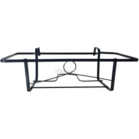 PLANTATOR BALCON DIN FIER PLAT MM. 15X3 VOPSIT NEGRU CM. 50