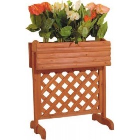 PLANTATOR SUSPENDAT DIN LEMN CU SPALIER