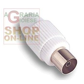 FME ART.32.020 PRIZĂ COAXIALĂ DREAPTĂ PENTRU CAVO ANTENĂ TV MM.