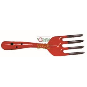 FURCULIȚĂ DIN OȚEL VOPSIT CU 4 DINȚI ART. G509/2