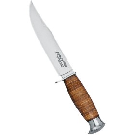 FOX CAMPING CUȚIT MANICO PIELE LAMA CM. 13 FOX CAMPING CUȚIT MANICO PIELE LAMA CM. 13