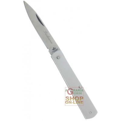 FRARACCIO COLTELLO SFILATO MANICO IN ACCIAIO INOX CM. 15