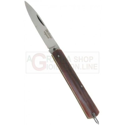 FRARACCIO COLTELLO SFILATO MANICO IN CELLULOIDE LAMA INOX CM. 17