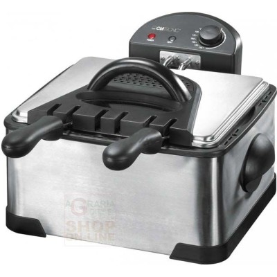 Friggitrice elettrica Clatronic FR3195 con doppia vasca inox