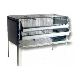 CUȘCĂ PENTRU GĂINI OUĂTOARE 9 LOCURI CU DIAPOZITIV PENTRU