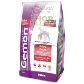 GEMON FEED PENTRU CANI MINI ADULT CU SOMON-OREZ KG. 3