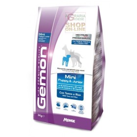 GEMON FEED PENTRU CANI MINI CATELUS JUNIOR CU TON ȘI OREZ KG. 3