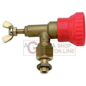 GETTO A GALLETTO TURBO REGOLABILE PER ATTACCO SU CANNA CON