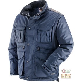 JACHETA DIN PVC DIN POLIESTER CUADGE MANIACEA CULOARE ALBASTRA