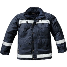 NOUA JACHETĂ TICINO BLUE CE TG S-XXL CU BENZI REFLECTORIZANTE